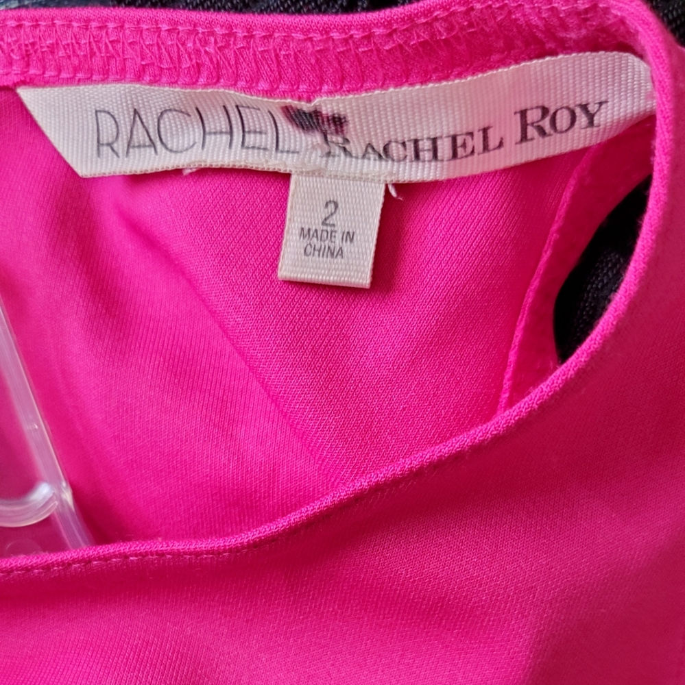 RACHEL RACHEL ROY PINK FRILLY‎ DRESS...SIZE 2 - Picture 5 of 10